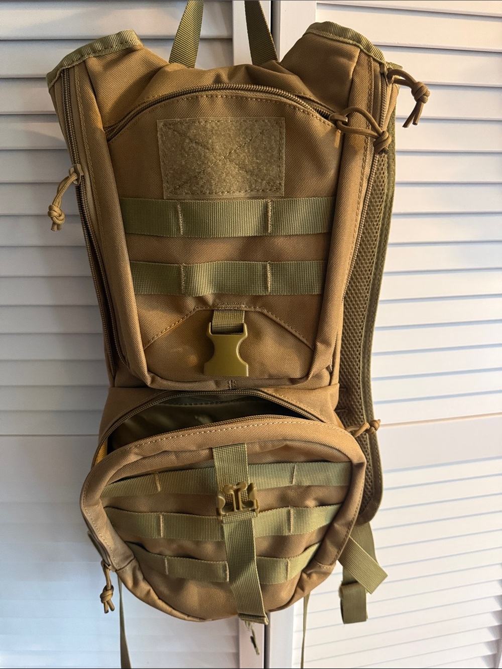 Tactical Sling Belt Bag in Coyote Brown